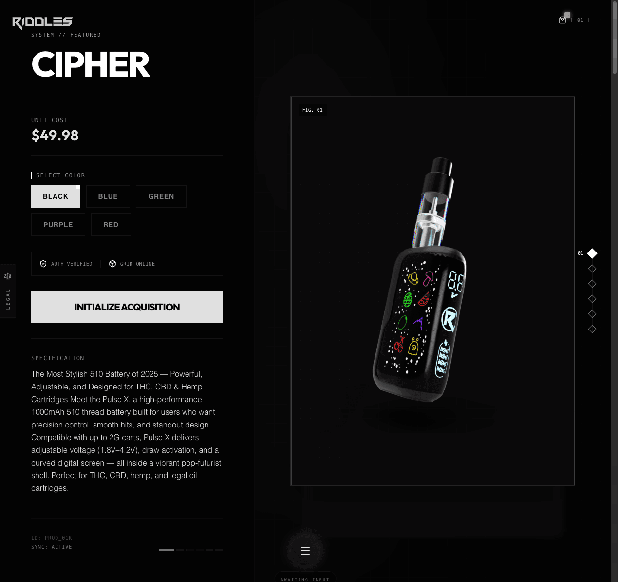 Riddles Tech Storefront